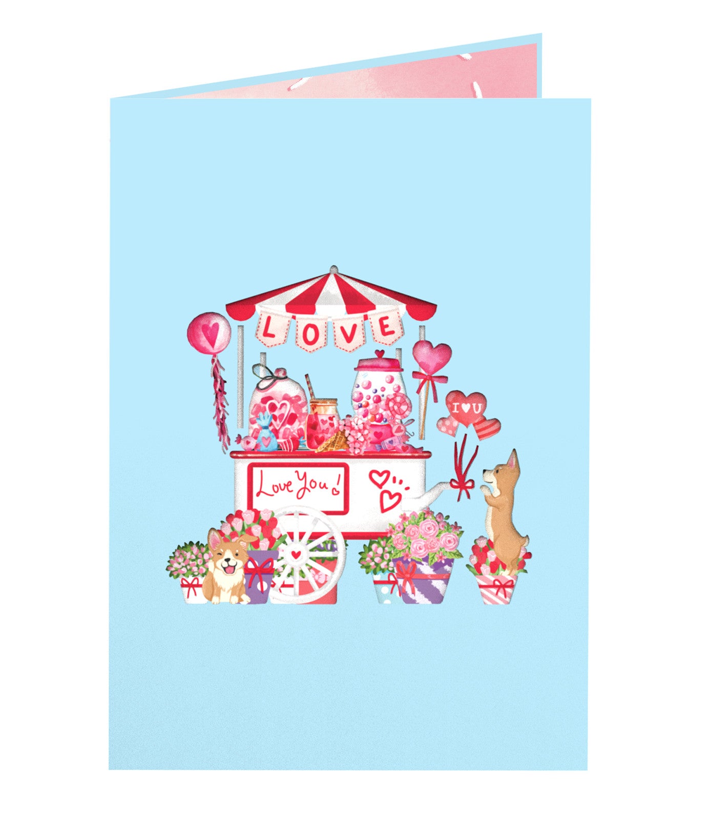 Love Sweet Stand Pop-Up Card