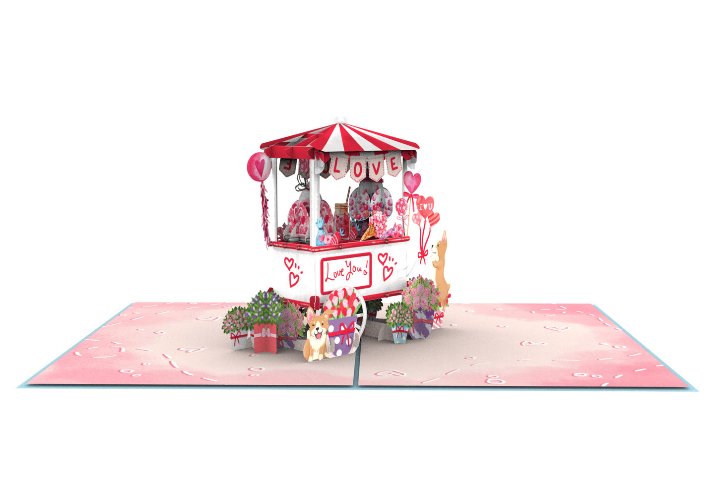 Love Sweet Stand Pop-Up Card