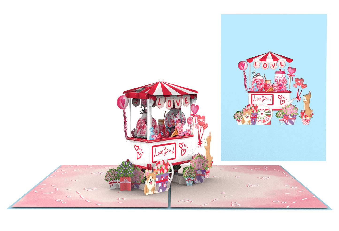 Love Sweet Stand Pop-Up Card