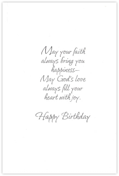 Birthday Faith Card