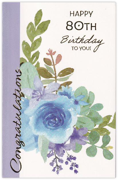 Happy 80th Birthday To You! Card