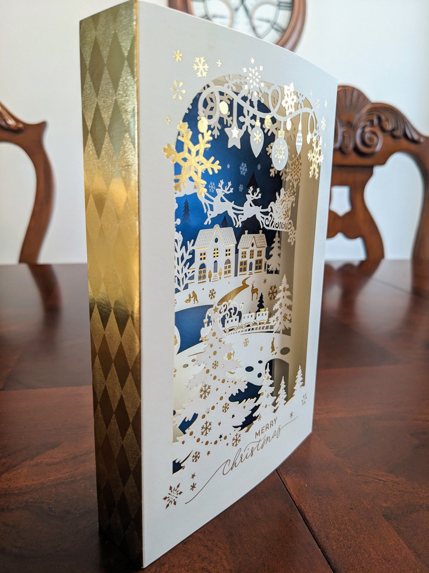 Merry Christmas - Winter Wonderland - Theater Pop-Up Card