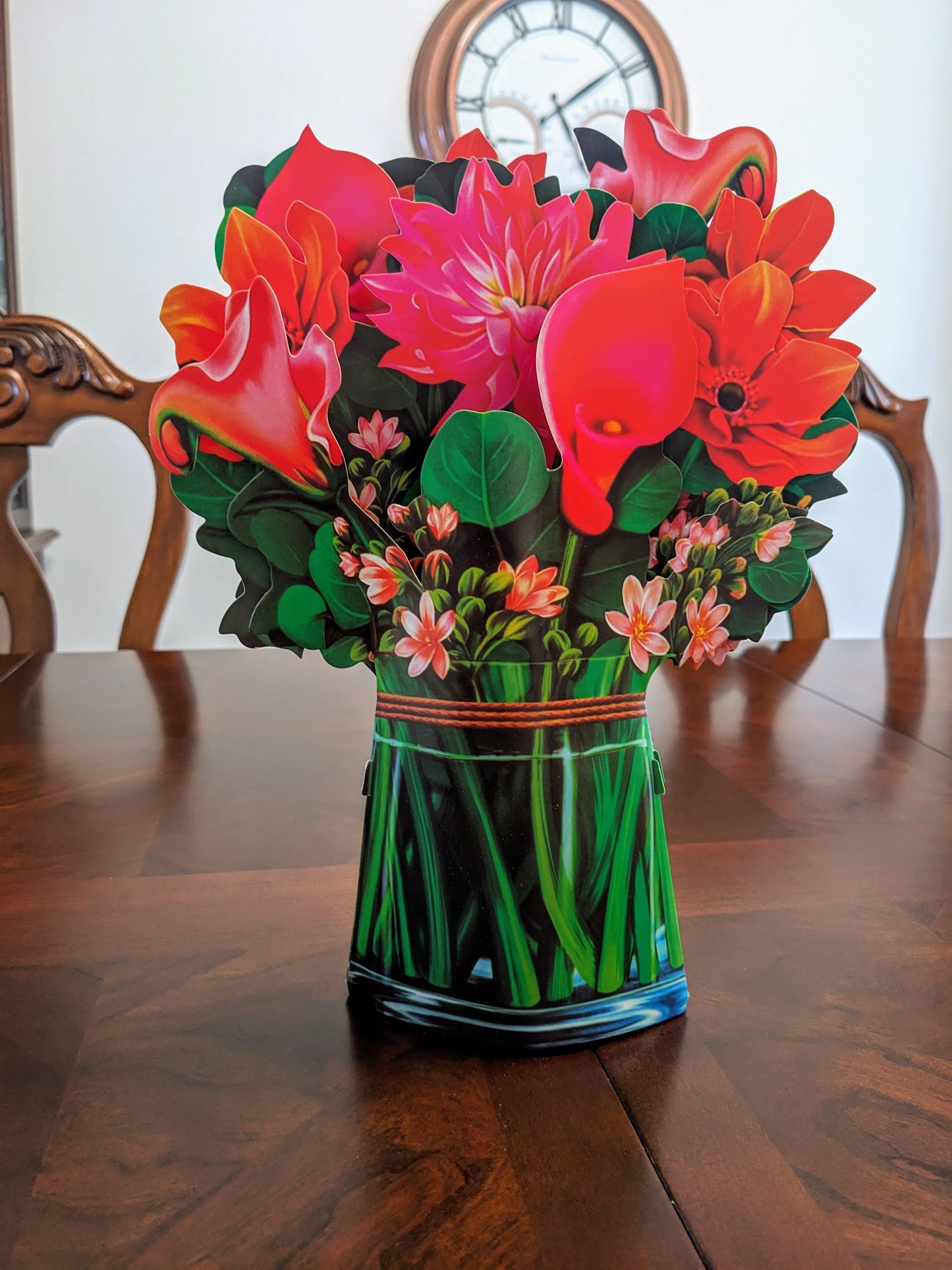 Beautiful Flower Arrangement -3D Pop-Up Floral Bouquet