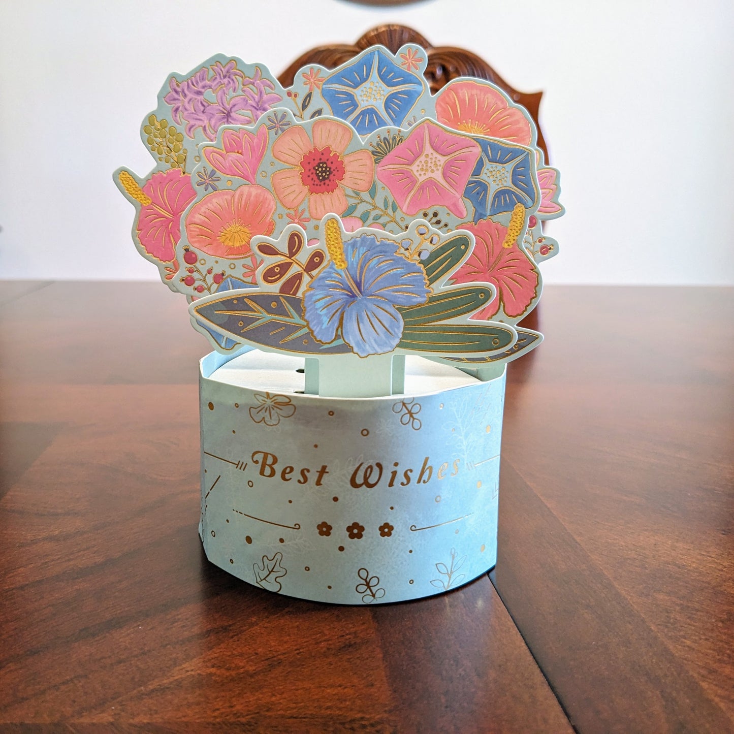 3D Floral Bouquet Pop-Up Card