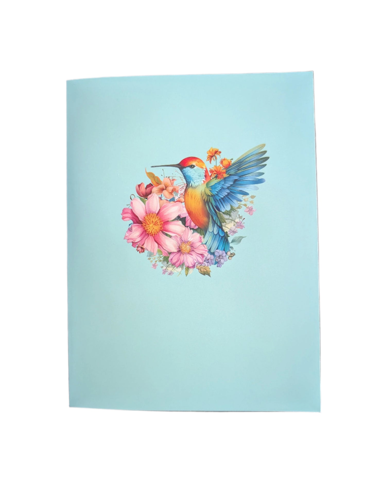 Royal Hummingbird Pop-Up Card