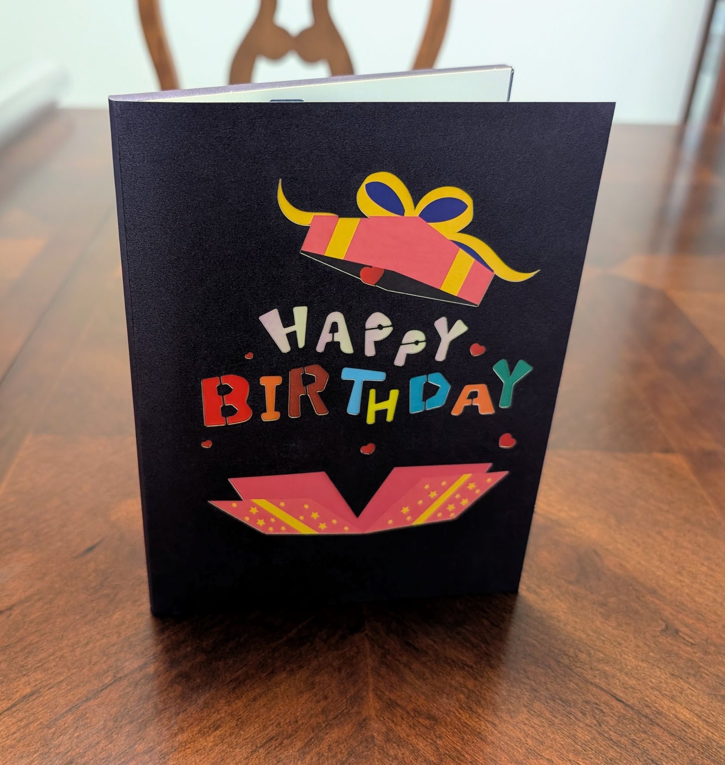 The Birthday Blockbuster - Lights and Sound Pop-Up Card