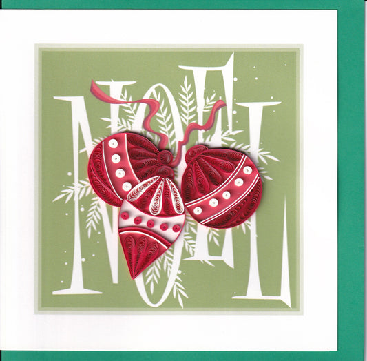 Noel Christmas Quilling Card