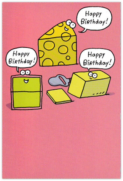 Cheesy - Funny Birthday Card
