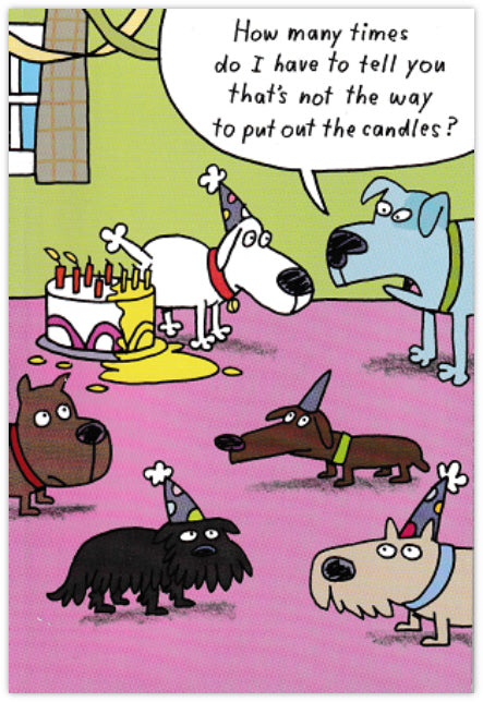 Dog Birthday Party - Funny Birthday Card