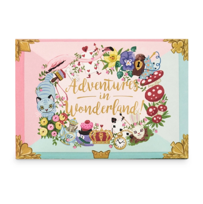 Adventures in Wonderland Music Box Card