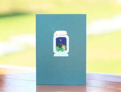 Scenic Jar - Summer - Pop-Up Card