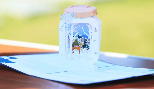 Scenic Jar - Holiday - Pop-Up Card