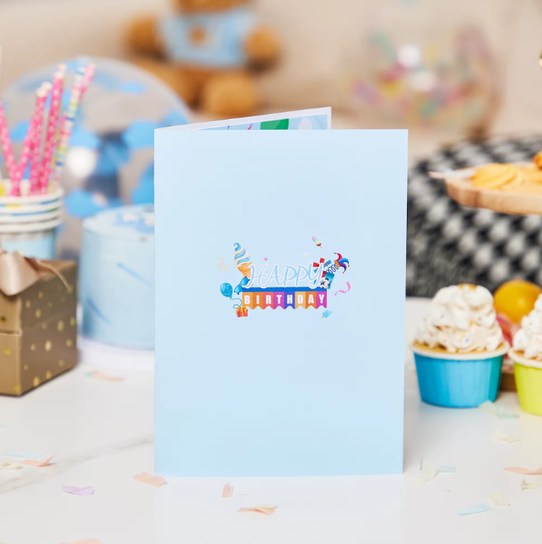 Happy Birthday Ice Cream Truck Pop-up Card