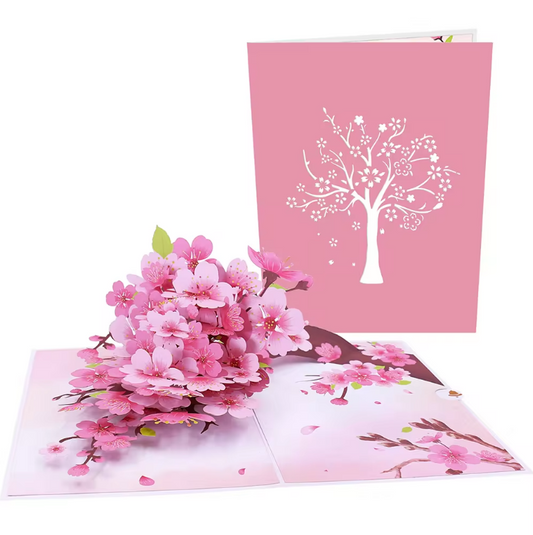 Cherry Blossoms Pop-Up Card