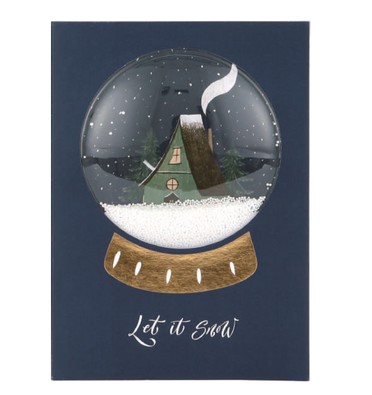 Snow Globe Card - Let it Snow