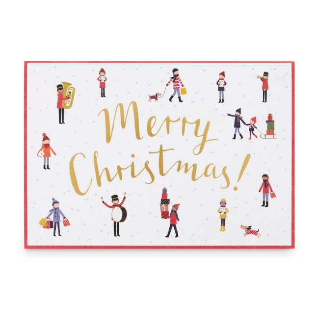 Christmas Town Music Box Card