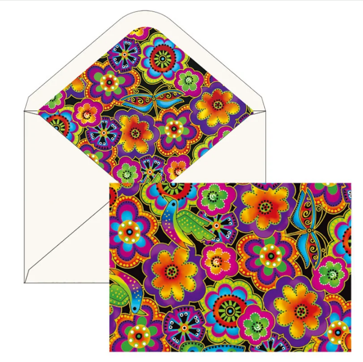 Laurel Burch - Florals - Blank Note Card