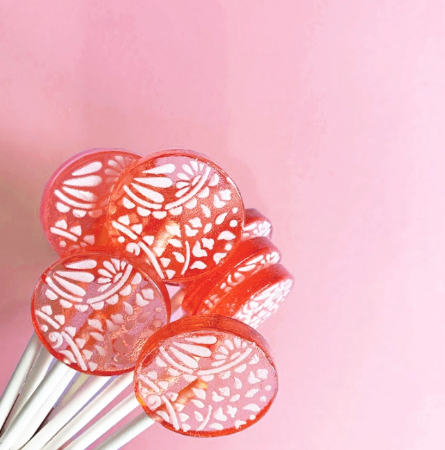 Strawberry Cream Lollipop