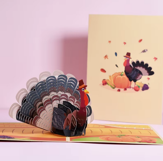 Turkey Thanksgiving Pop-Up Card