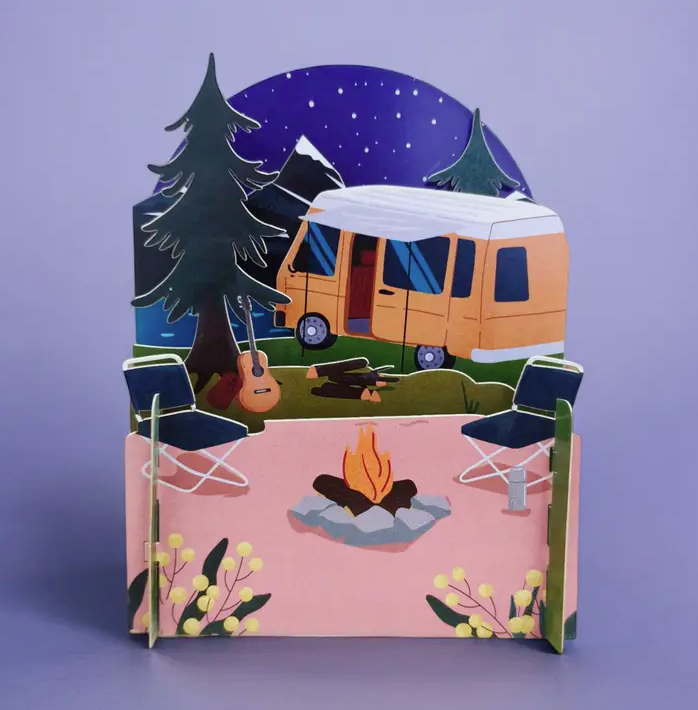 Campfire Melodies Pop-Up Card