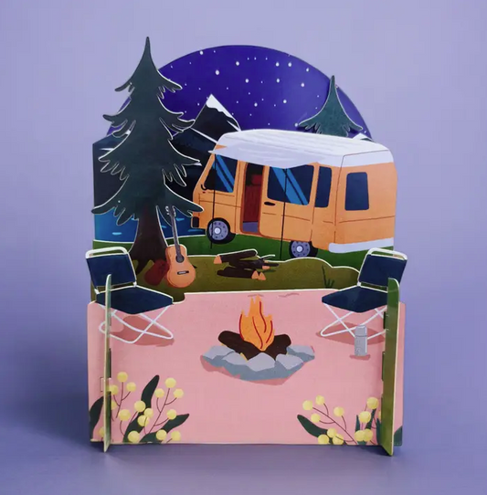 Campfire Melodies Pop-Up Card