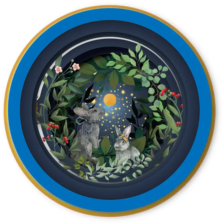 The Moonlight Burrow Tea Cup - A Cup of Tea - Pop-Up Card