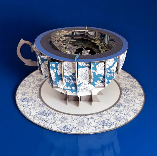 The Moonlight Burrow Tea Cup - A Cup of Tea - Pop-Up Card