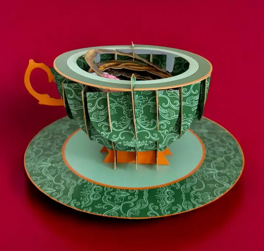 Tales from the Hollow - A Cup of Tea - Pop-Up Card