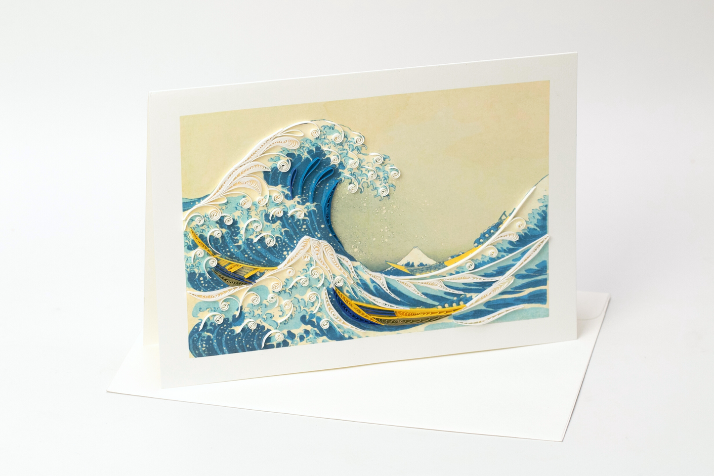 The Great Wave off Kanagawa - Large Quilling Card