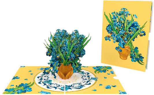 Van Gogh Irises Pop-Up Card