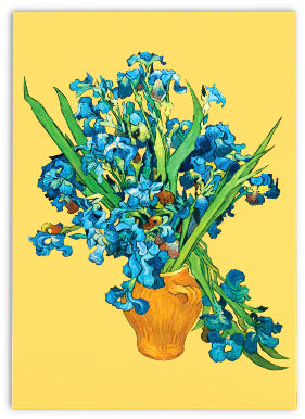 Van Gogh Irises Pop-Up Card