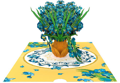 Van Gogh Irises Pop-Up Card