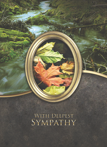 Creek Sympathy Card