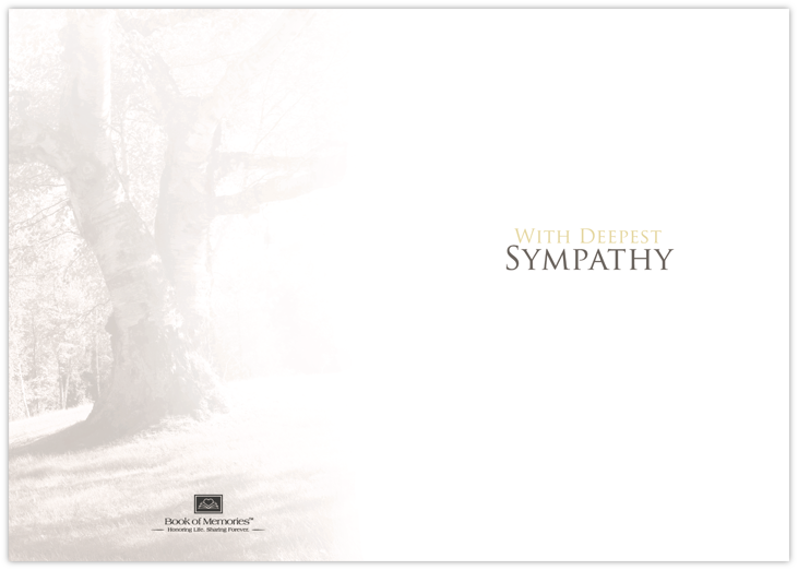 Forest Sympathy Card