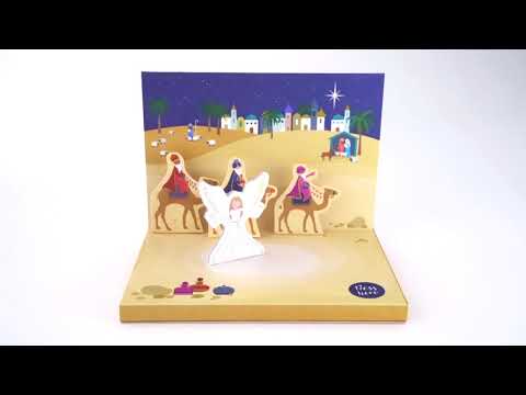 Little Town of Bethlehem Music Box Card