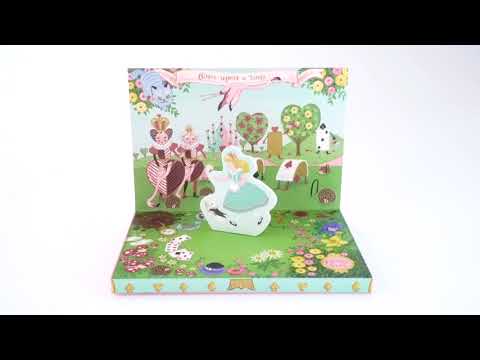 Adventures in Wonderland Music Box Card