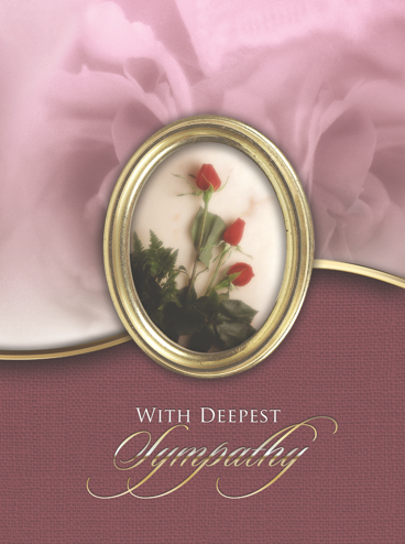 Rose Sympathy Card