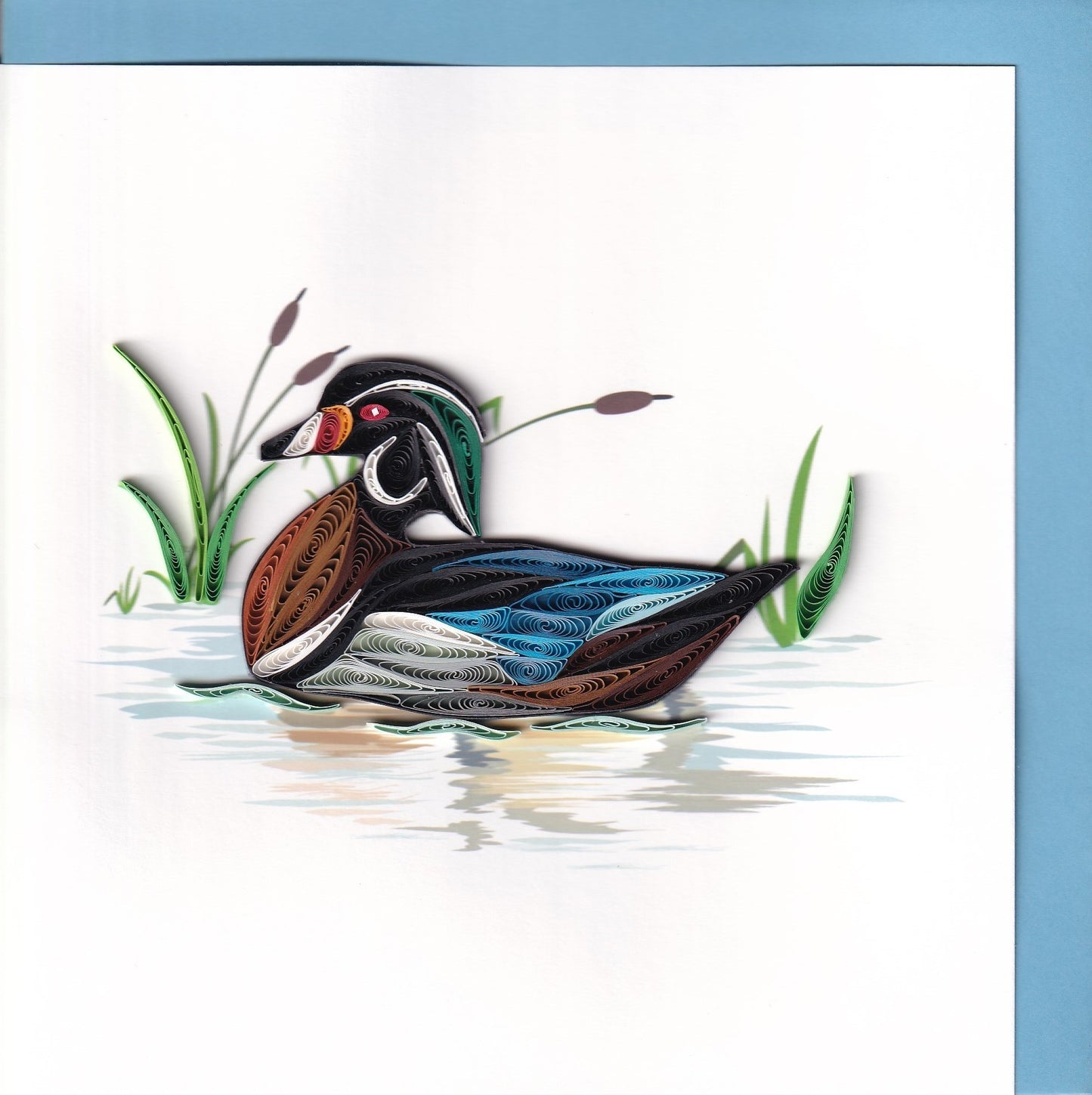 Wood Duck Quilling Card