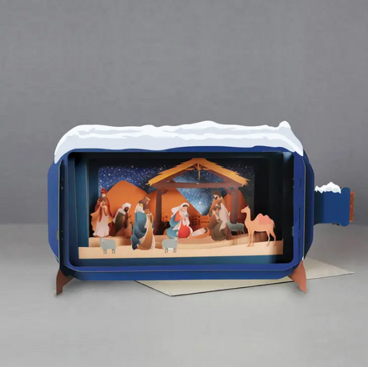 Message in a Bottle - Nativity Pop-Up Card