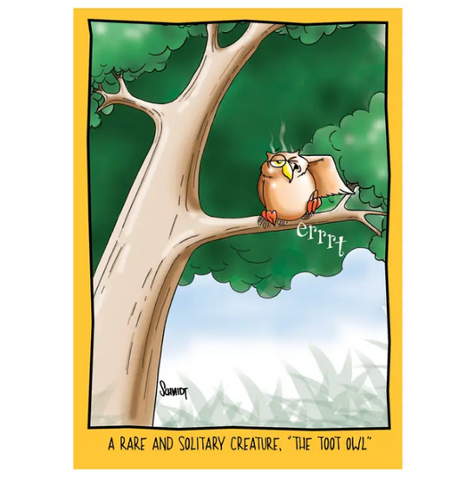 Toot Owl - Funny Birthday Card
