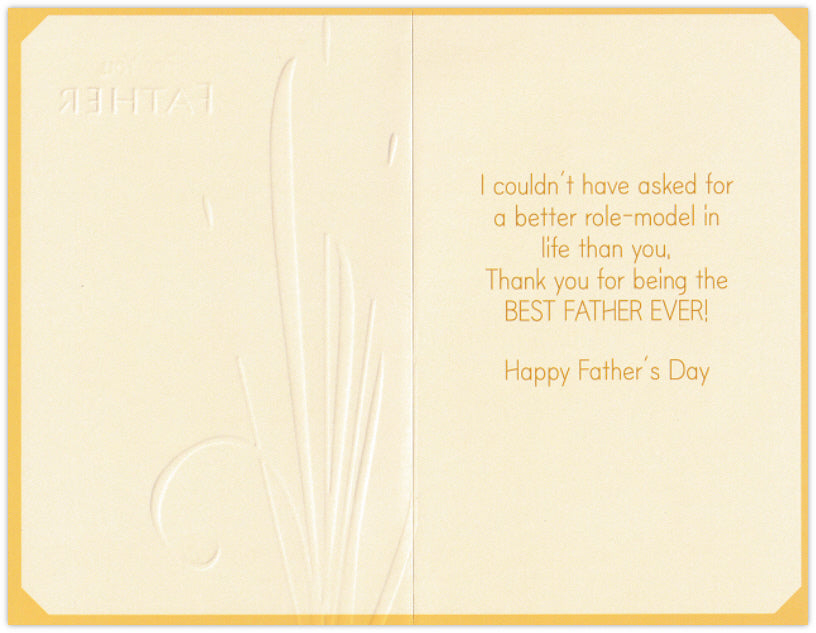 For You, Father; Father's Day Card