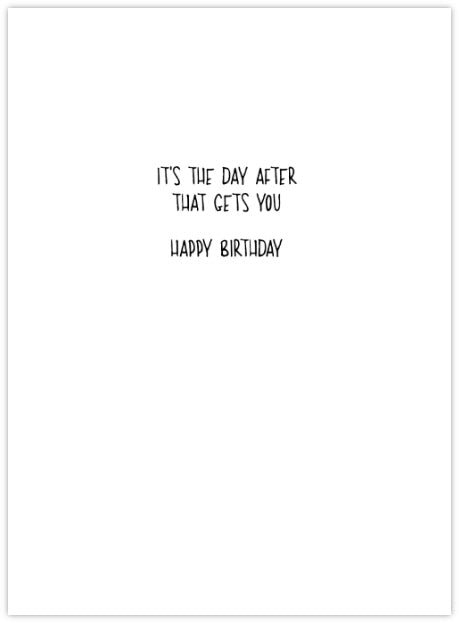 Tagged Bear - Funny Birthday Card