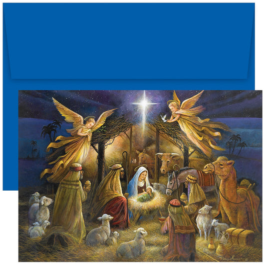 A Holy Scene Christmas Card
