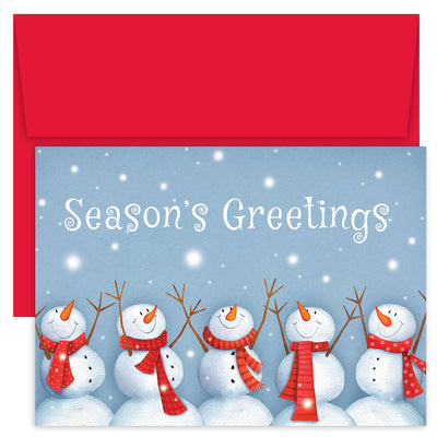 Snowmen - Season's Greetings Card