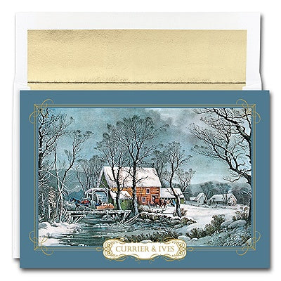 Currier & Ives Holiday Card