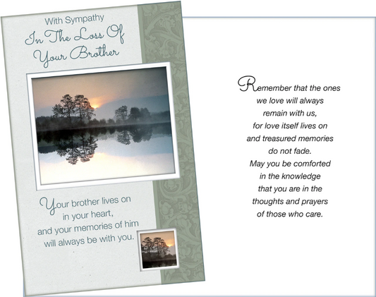 Loss of Brother Sympathy Card