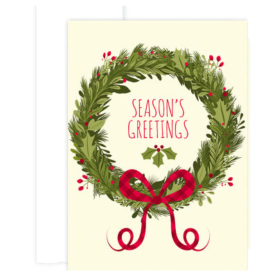 Wreath Season's Greetings Card