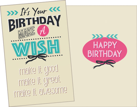 Make a Wish Birthday Card