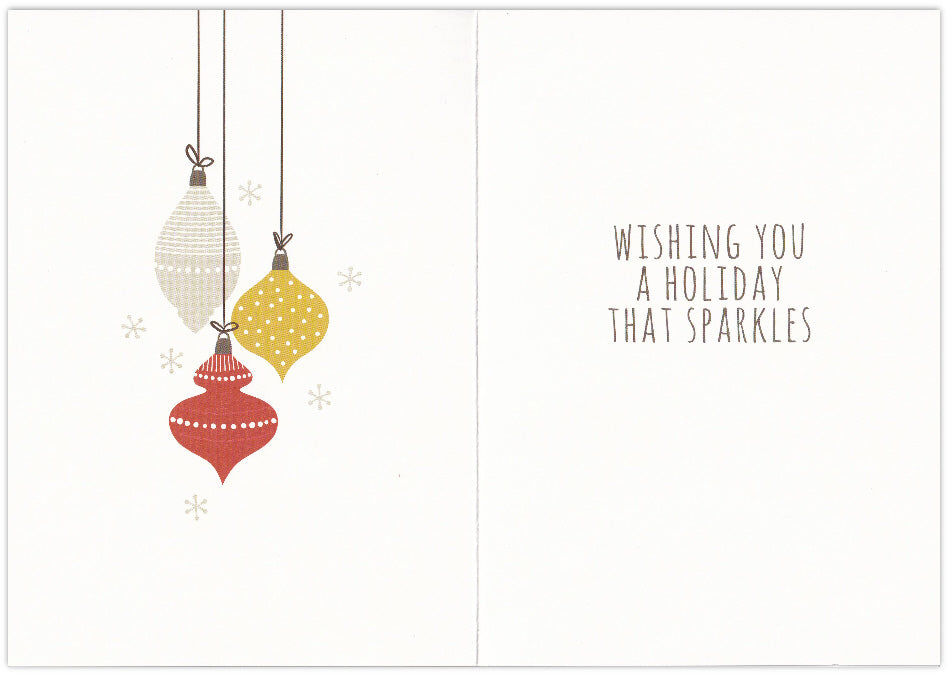 Hanging Ornaments - Holiday Card