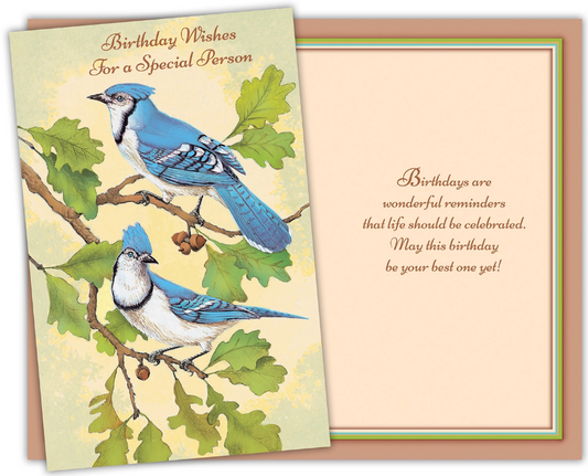 Blue Jays Birthday Card